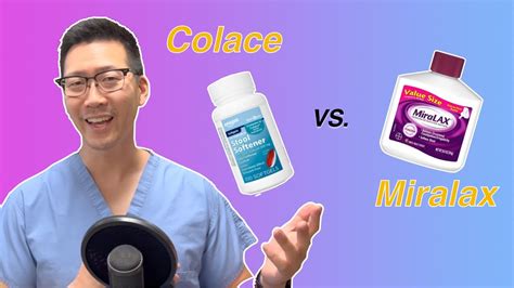 Purchase: Four Dulcolax® laxative tablets containing 5mg of bisacodyl each (NOT Dulcolax stool softener). . Can i take colace and miralax together